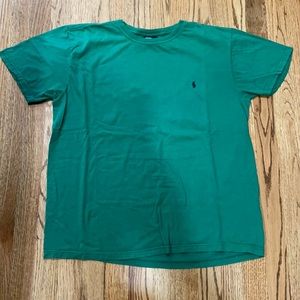 Men’s polo T, true green colo
